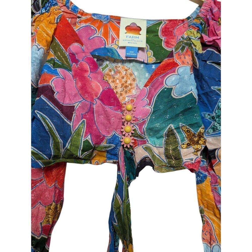 Farm for Anthropologie Floral top - Picture 3 of 10